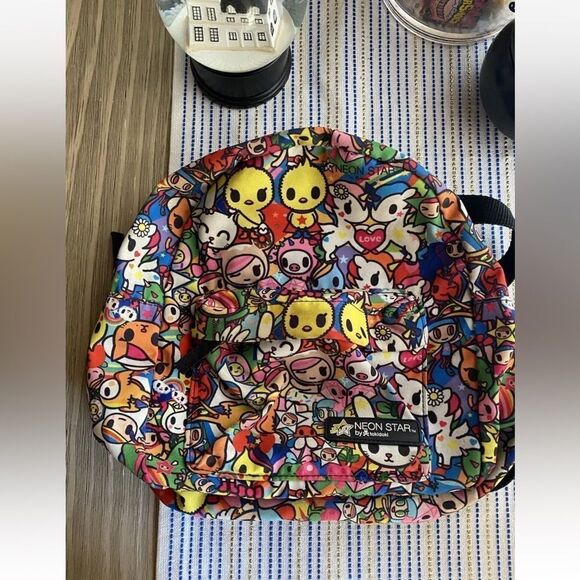 Neón star by tokidoki backpack small multicolored - Picture 1 of 15